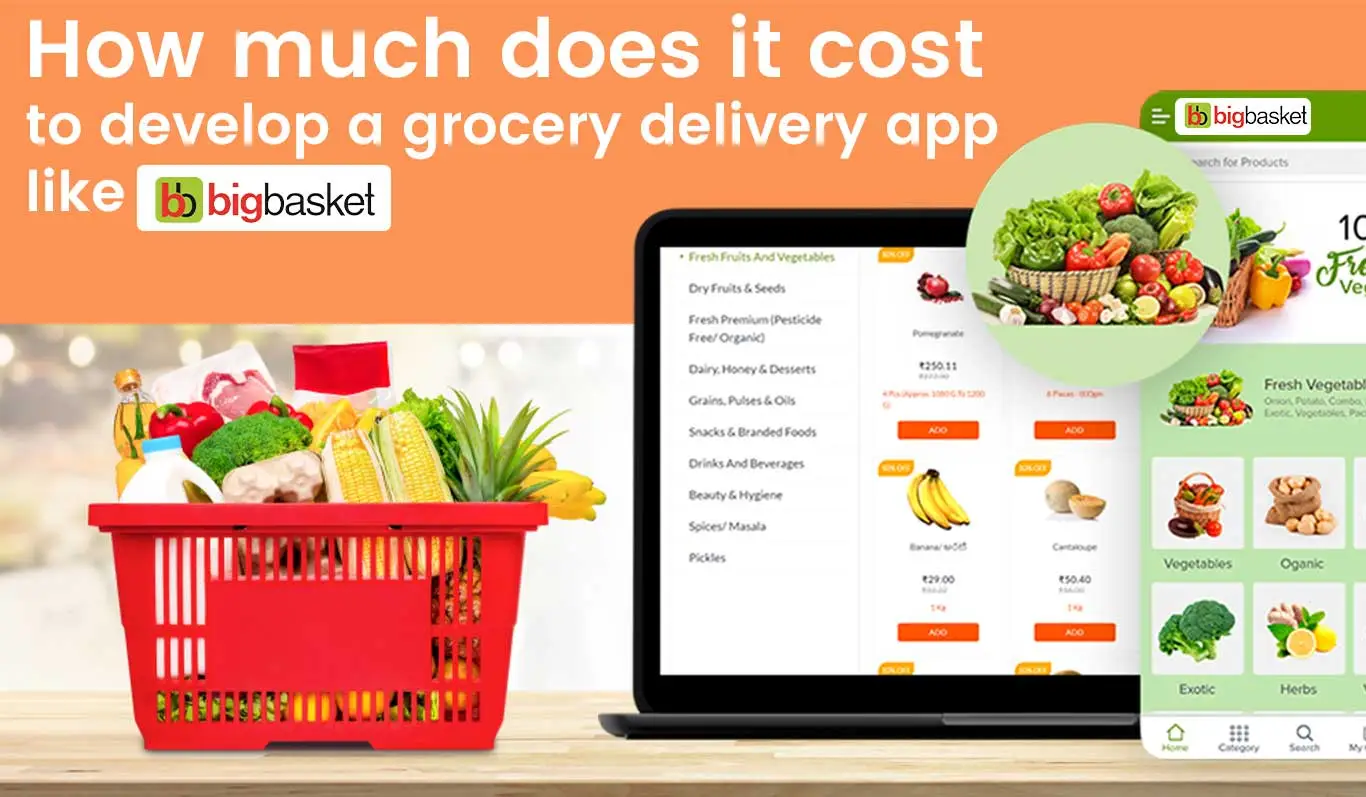Cost to Develop a Grocery Delivery App like Big Basket?