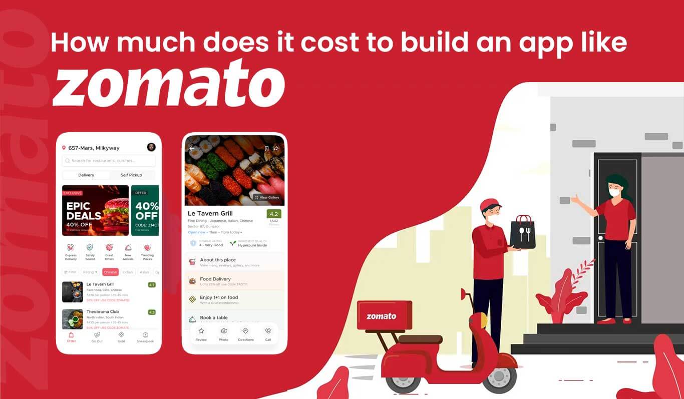 How much does it cost to build an app like Zomato?