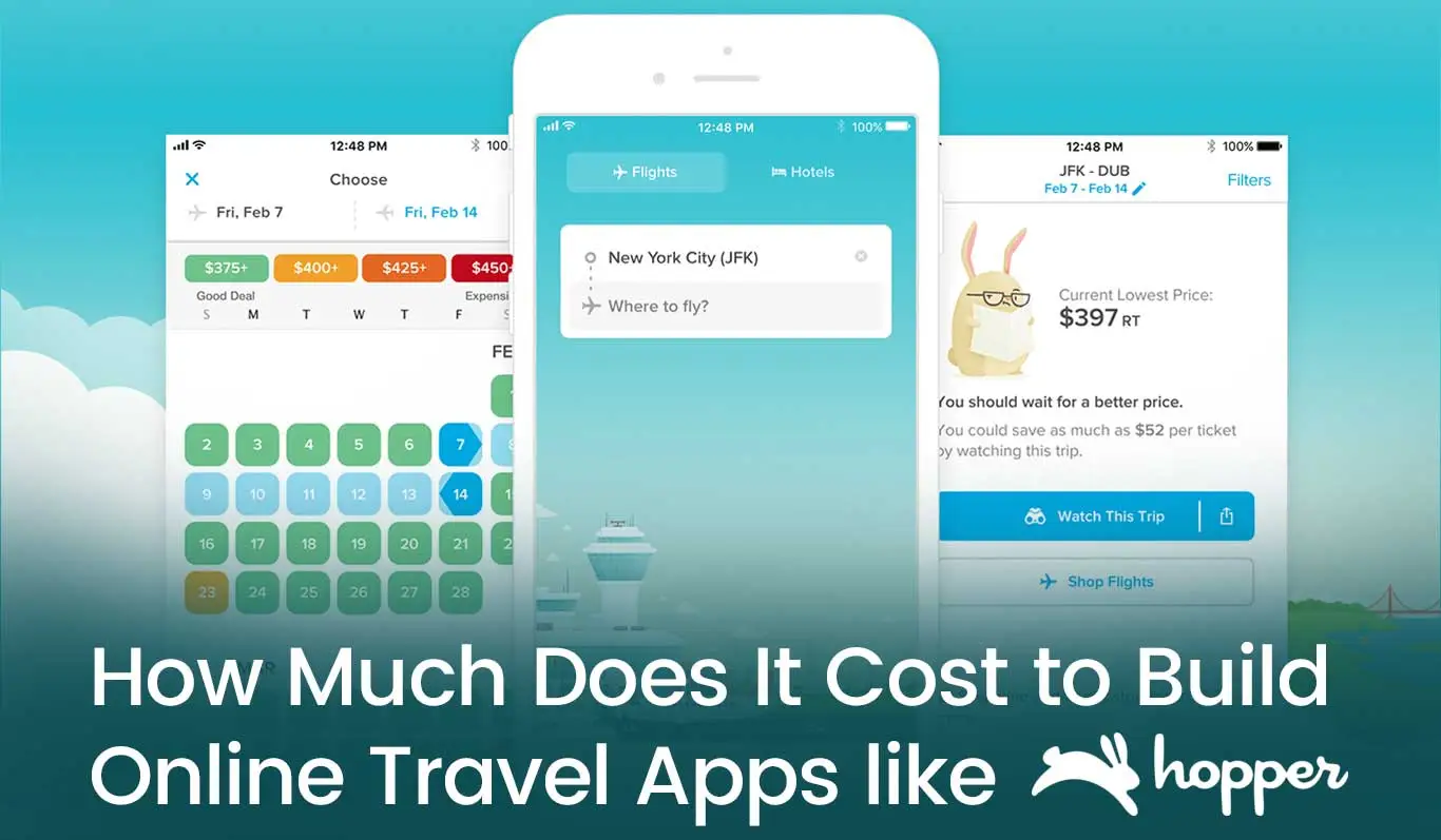 How Much Does It Cost to Build Online Travel Apps like Hopper?
