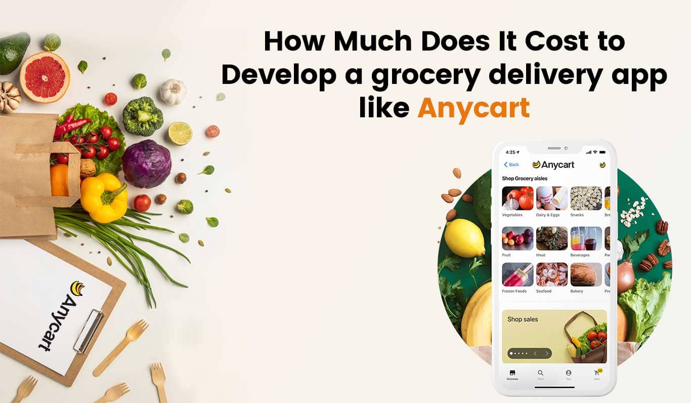 How Much Does It Cost to Develop a grocery delivery app like Anycart?