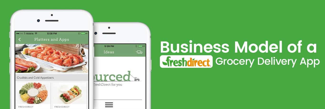 Business Model of a FreshDirect Grocery Delivery App