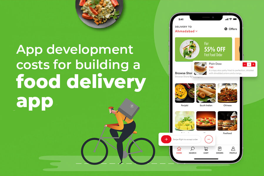 App development costs for building a food delivery app