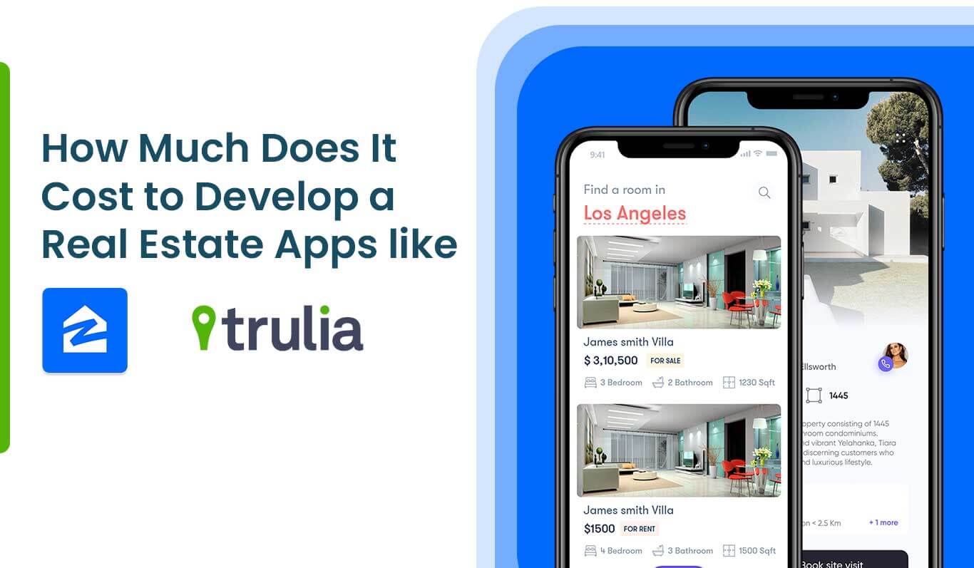 Cost to Develop a Real Estate App like Zillow or Trulia